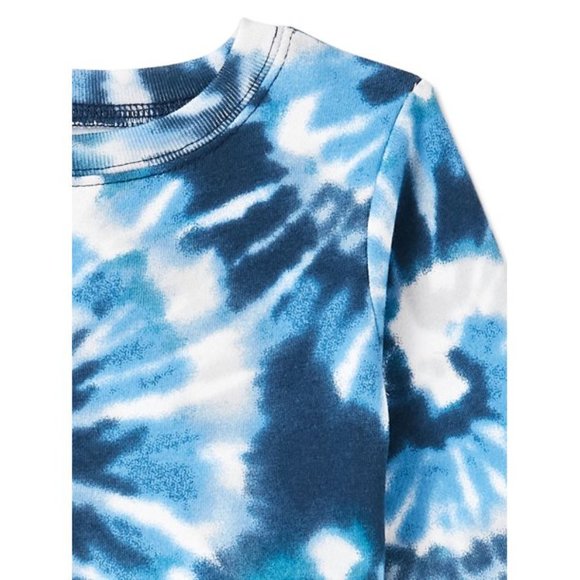 Garanimals Baby Boys Tie Dye Print Fleece Long Sleeve Sweatshirt - various sizes - Picture 3 of 4